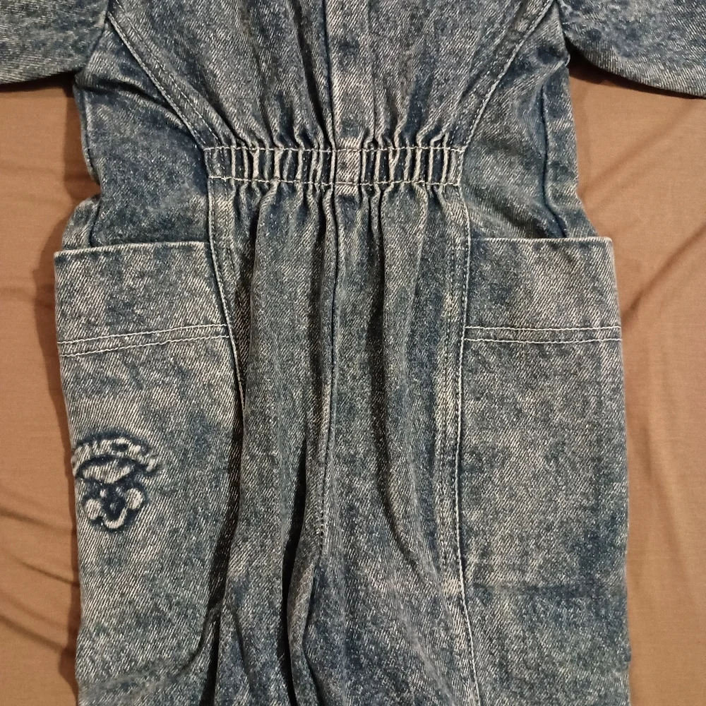 Vintage OshKosh B’gosh Acid Wash Denim Pocket Romper